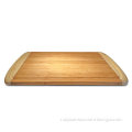 No Chemical ORGANIC Bamboo Cutting Board Extra Large with Drip Groove Bamboo Counter Platter Chopping Block